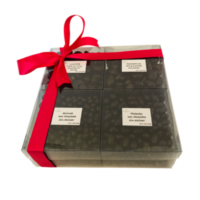 4 Cajas en 1 de Chocolates sin Azúcar