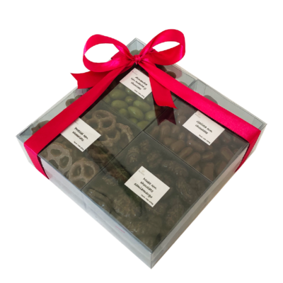 4 Cajas en 1 de Chocolates, Choco, Matcha y Blanco