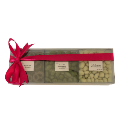 3 Cajas en 1 de Chocolates, Choco, Matcha y Blanco